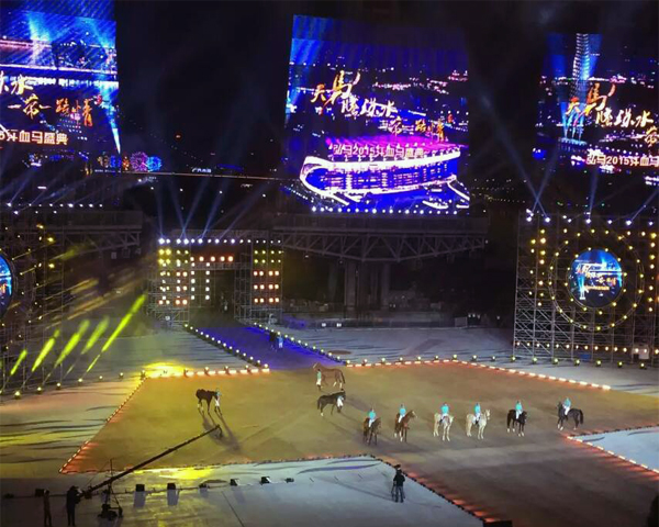  2012第二届内蒙古鄂尔多斯国际那达慕大会-雷凌LED彩幕屏